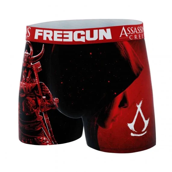 4er-Pack Herren-Boxershorts "Assassin's Creed: Shadows" (Boxershorts für Männer) Freegun auf FrenchMarket