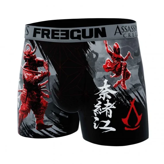 4er-Pack Herren-Boxershorts "Assassin's Creed: Shadows" (Boxershorts für Männer) Freegun auf FrenchMarket