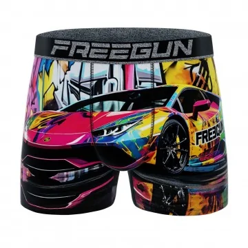 Street Pop-Art" Men's Microfiber Boxer Briefs (Boxers) Freegun on FrenchMarket