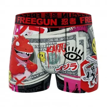 Boxershorts für Männer aus Mikrofaser "Street Pop-Art (Boxershorts) Freegun auf FrenchMarket