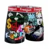 Boxer Homme Microfibre "Street Pop-Art" (Boxers Homme) Freegun chez FrenchMarket