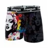 Lot de 5 Boxers Homme Microfibre "Street Pop Art" (Lot boxers Homme) Freegun chez FrenchMarket