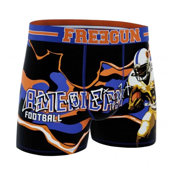 Street Sport" men's microfiber boxer shorts (Boxers) Freegun on FrenchMarket