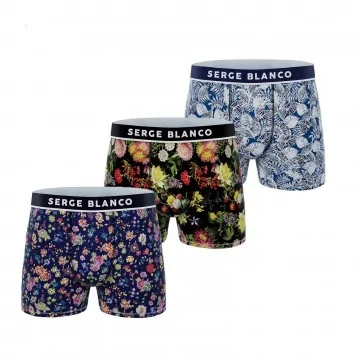 3er-Pack Boxershorts für Männer aus Mikrofaser (Boxershorts für Männer) Serge Blanco auf FrenchMarket