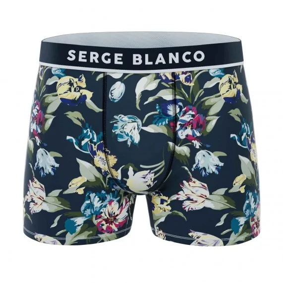 Set van 3 herenboxershorts in microvezel (Herenboxershorts) Serge Blanco chez FrenchMarket