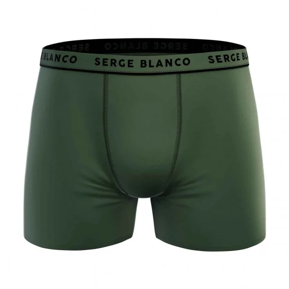 4er-Pack Herren-Boxershorts aus Baumwolle "Casual" (Boxershorts für Männer) Serge Blanco auf FrenchMarket