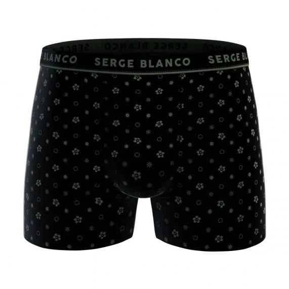 4er-Pack Herren-Boxershorts aus Baumwolle "Casual" (Boxershorts für Männer) Serge Blanco auf FrenchMarket