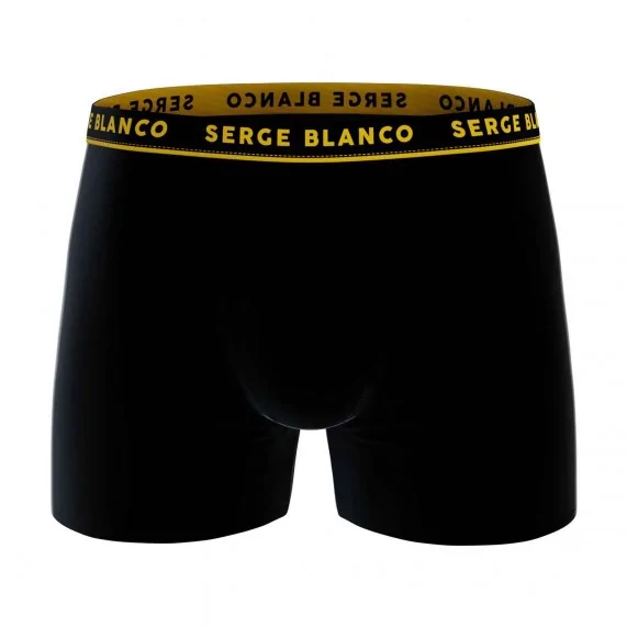 4er-Pack Herren-Boxershorts aus Baumwolle "Casual" (Boxershorts für Männer) Serge Blanco auf FrenchMarket