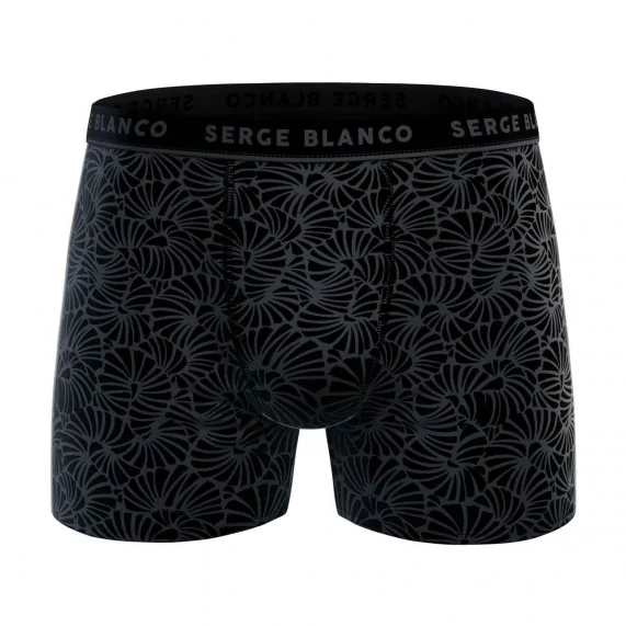 4er-Pack Herren-Boxershorts aus Baumwolle "Casual" (Boxershorts für Männer) Serge Blanco auf FrenchMarket