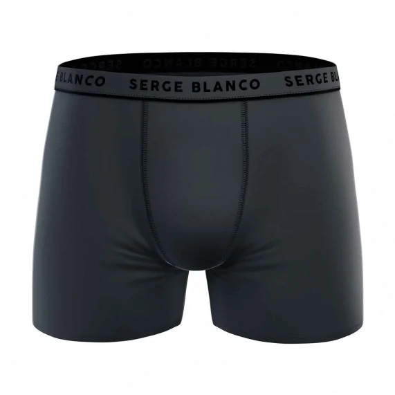 Set di 4 boxer casual da uomo in cotone (Boxer da uomo) Serge Blanco chez FrenchMarket