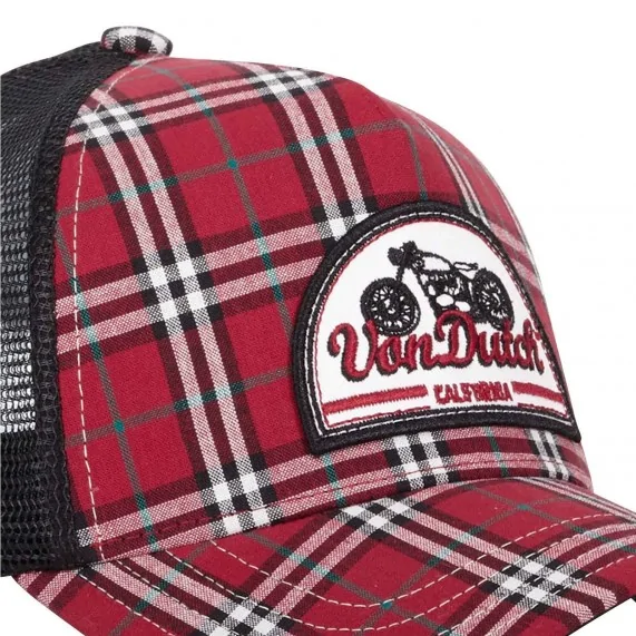 Casquette Trucker à Carreaux (Casquettes) Von Dutch chez FrenchMarket