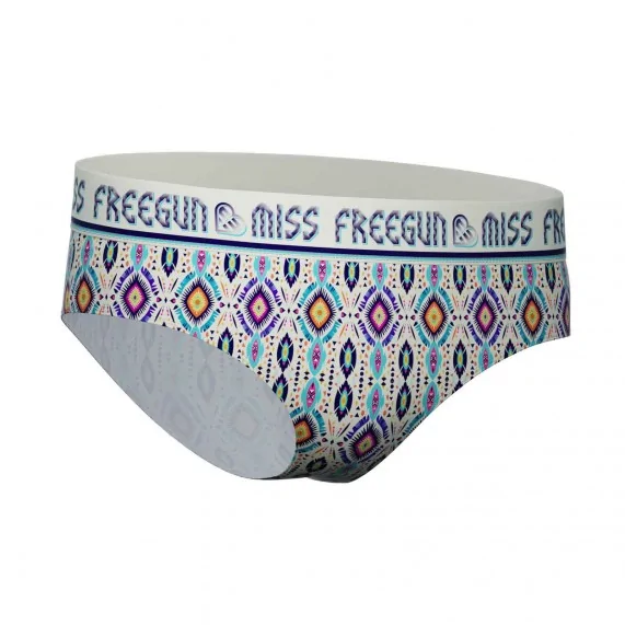 Set van 4 damesboxershorts van microvezel (Boksers) Freegun chez FrenchMarket