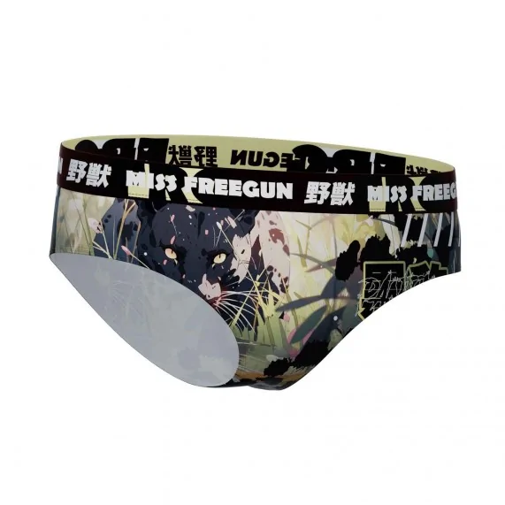 Set van 5 damesboxershorts van microvezel (Boksers) Freegun chez FrenchMarket