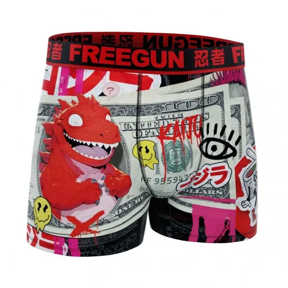 5er-Pack Boxershorts "Street Pop Art", Jungen, aus Mikrofaser (Boxershorts für Jungen) Freegun auf FrenchMarket