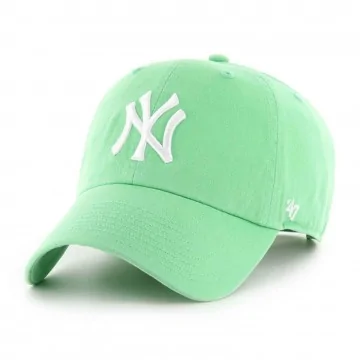 Cappello MLB New York Yankees "Clean Up" Verde (Cappellino) '47 Brand chez FrenchMarket