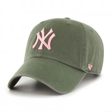 Cappello MLB New York Yankees "Clean Up" Verde (Cappellino) '47 Brand chez FrenchMarket