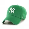 Cappello MLB New York Yankees "Clean Up" Verde (Cappellino) '47 Brand chez FrenchMarket