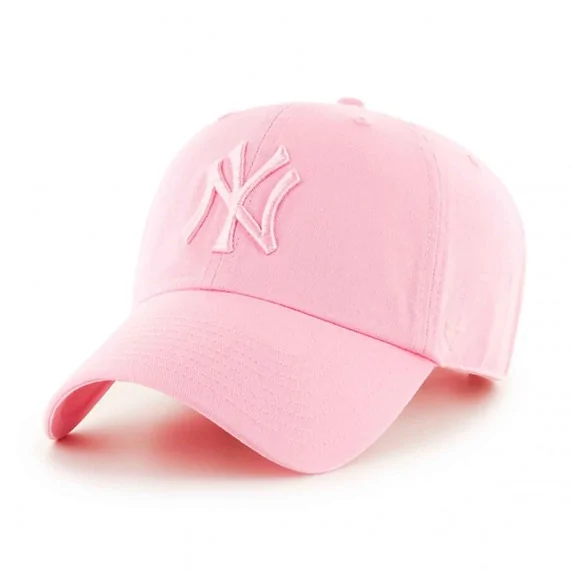 MLB New York Yankees "Clean Up" Cap Pink (Caps) '47 Brand on FrenchMarket