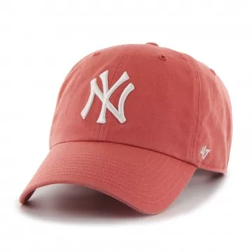 Cappellino MLB New York Yankees "Clean Up" rosa (Tappi) '47 Brand chez FrenchMarket