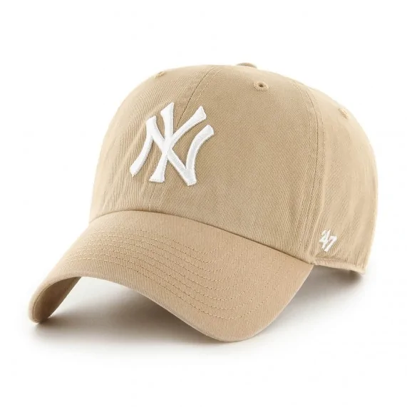 Gorra MLB New York Yankees "Clean Up" Beige (Gorras) '47 Brand chez FrenchMarket