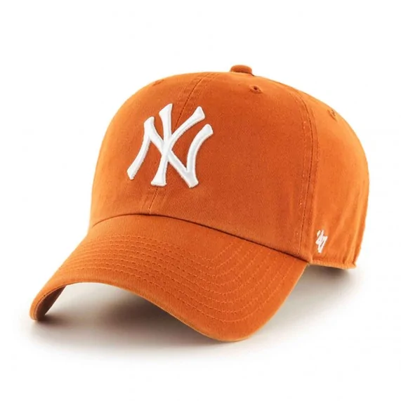 Cappellino MLB New York Yankees "Clean Up" Arancione (Cappellino) '47 Brand chez FrenchMarket