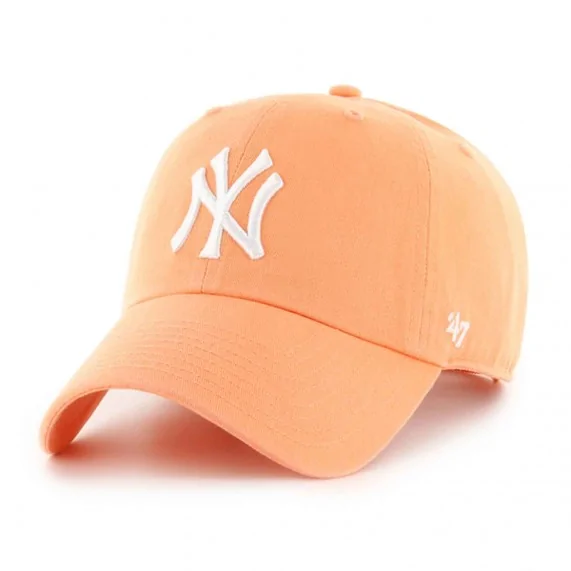 Gorra MLB New York Yankees "Clean Up" Naranja (Gorras) '47 Brand chez FrenchMarket