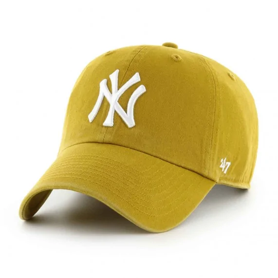 Cappellino giallo "Clean Up" MLB New York Yankees (Cappellino) '47 Brand chez FrenchMarket