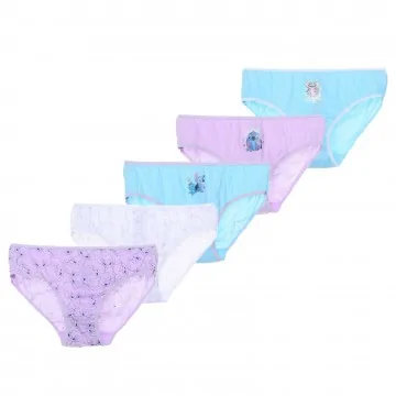 Set of 5 "Lilo & Stitch" Disney Cotton Girl Panties (Panties) French Market on FrenchMarket