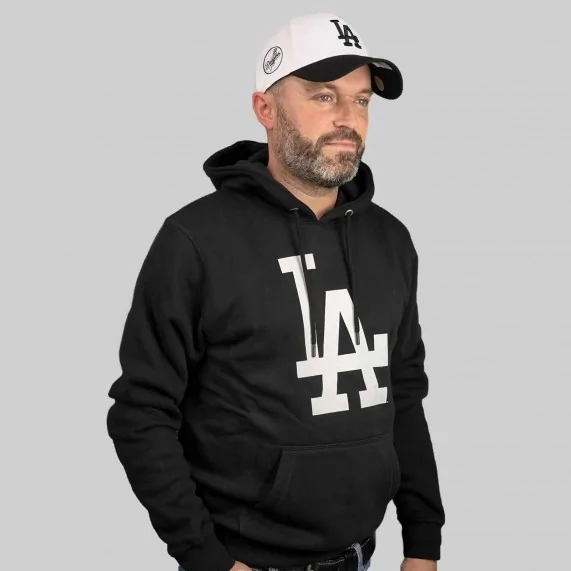 Felpa con cappuccio MLB Los Angeles Dodgers Imprintbaker Burnside (Pullover) '47 Brand chez FrenchMarket