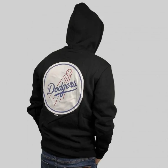 Hoodie Sweat MLB Los Angeles Dodgers Imprintbaker Burnside (Jumpers) '47 Brand chez FrenchMarket