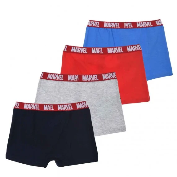 Set di 4 boxer in cotone Marvel Avenger per ragazzi (Boxer da ragazzo) French Market chez FrenchMarket