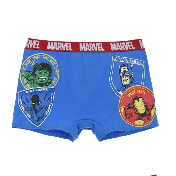 Juego de 4 calzoncillos de algodón Marvel Avenger para niños (Calzoncillos de niño) French Market chez FrenchMarket