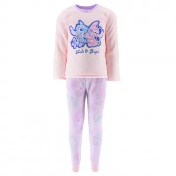 Lilo & Stitch - Ensemble Pyjama Hiver Chaud Polaire Fille (Ensembles de Pyjama) French Market chez FrenchMarket