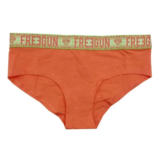 Juego de 4 bóxers de algodón para niñas (Boxers/Shorty) Freegun chez FrenchMarket