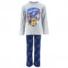 La Pat'Patrouille - Conjunto de pijama largo de algodón para niño "ALL PAWS IN (Conjuntos de pijama) French Market chez Frenc...