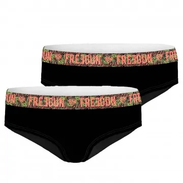 Lot de 2 Boxers Fille en Coton (Boxers/Shorty) Freegun chez FrenchMarket