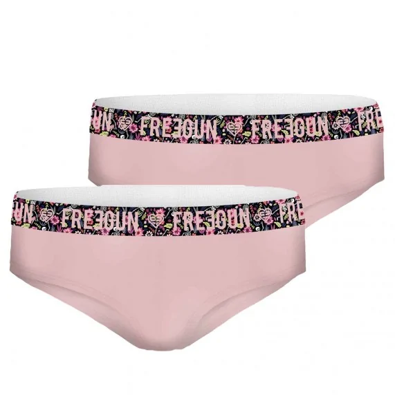 Lot de 4 Boxers Fille en Coton (Boxers/Shorty) Freegun on FrenchMarket