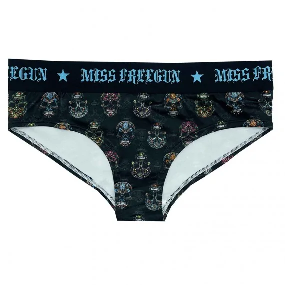 3er-Pack Boxershorts, Mädchen, "Skull-Tattoo (Boxer/Shorty) Freegun auf FrenchMarket