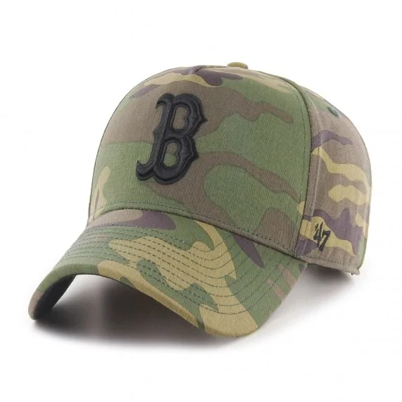 Casquette MLB Boston Red Sox "Grove Snapback MVP Camo" (Casquettes) '47 Brand chez FrenchMarket