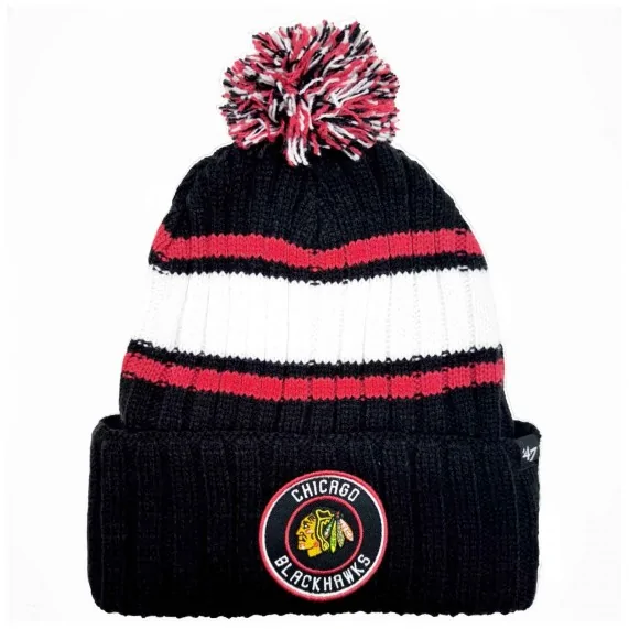 Bonnet NHL Chicago BlackHawks "Plateau" (Bonnets) '47 Brand chez FrenchMarket