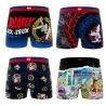 Lot de 4 Boxers Homme Microfibre "Astérix et Obélix" (Lot boxers Homme) Freegun chez FrenchMarket