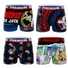 Lote de 4 calzoncillos bóxer de microfibra "Astérix y Obélix" para hombre (Calzoncillos para hombre) Freegun chez FrenchMarket