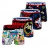 Lote de 4 calzoncillos bóxer de microfibra "Astérix y Obélix" para hombre (Calzoncillos para hombre) Freegun chez FrenchMarket