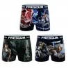 Lot de 3 Boxers Homme Microfibre "Attack On Titan" (Lot boxers Homme) Freegun chez FrenchMarket