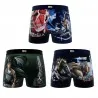 Lot de 3 Boxers Homme Microfibre "Attack On Titan" (Lot boxers Homme) Freegun chez FrenchMarket