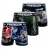 Lot de 3 Boxers Homme Microfibre "Attack On Titan" (Lot boxers Homme) Freegun chez FrenchMarket