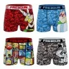 Set di 4 boxer in microfibra "Asterix e Obelix" per ragazzo (Boxer da ragazzo) Freegun chez FrenchMarket