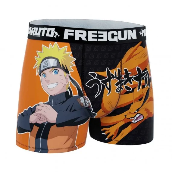 4er-Set "Naruto Shippûden" Herren-Boxershorts (Boxershorts für Männer) Freegun auf FrenchMarket