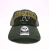 Cappellino MLB Oakland Athletics "Tuscaloosa Clean up (Cappellino) '47 Brand chez FrenchMarket