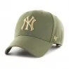 Casquette MLB New York Yankees MVP Snapback Vert (Casquettes) '47 Brand chez FrenchMarket